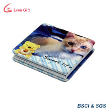 Cutie Cat PU Leather Makeup Mirror